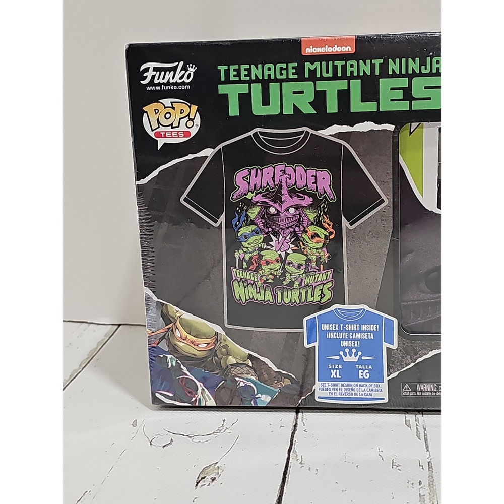 Funko Pop TMNT Teenage Mutant Ninja Turtles Shredder Target XL T Shirt NIB 2021 - Picture 2 of 14